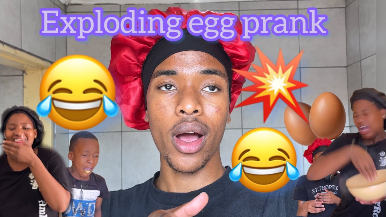 Exploding egg prank 🥚💥☠️ #pranks  