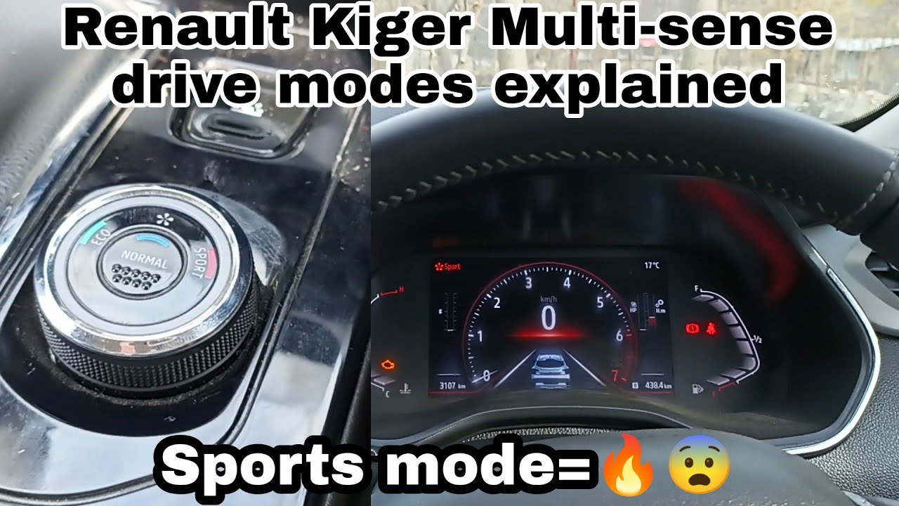 Renault Kiger RXZ (Non-Turbo/Turbo) driving modes explained in detail | TECHnAUTO Xpert #Kiger