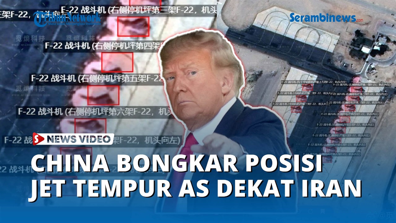 China Buka Peta Rahasia Militer AS! Citra Satelit Ungkap Armada Tempur di Dekat Iran, Jadi Target Se