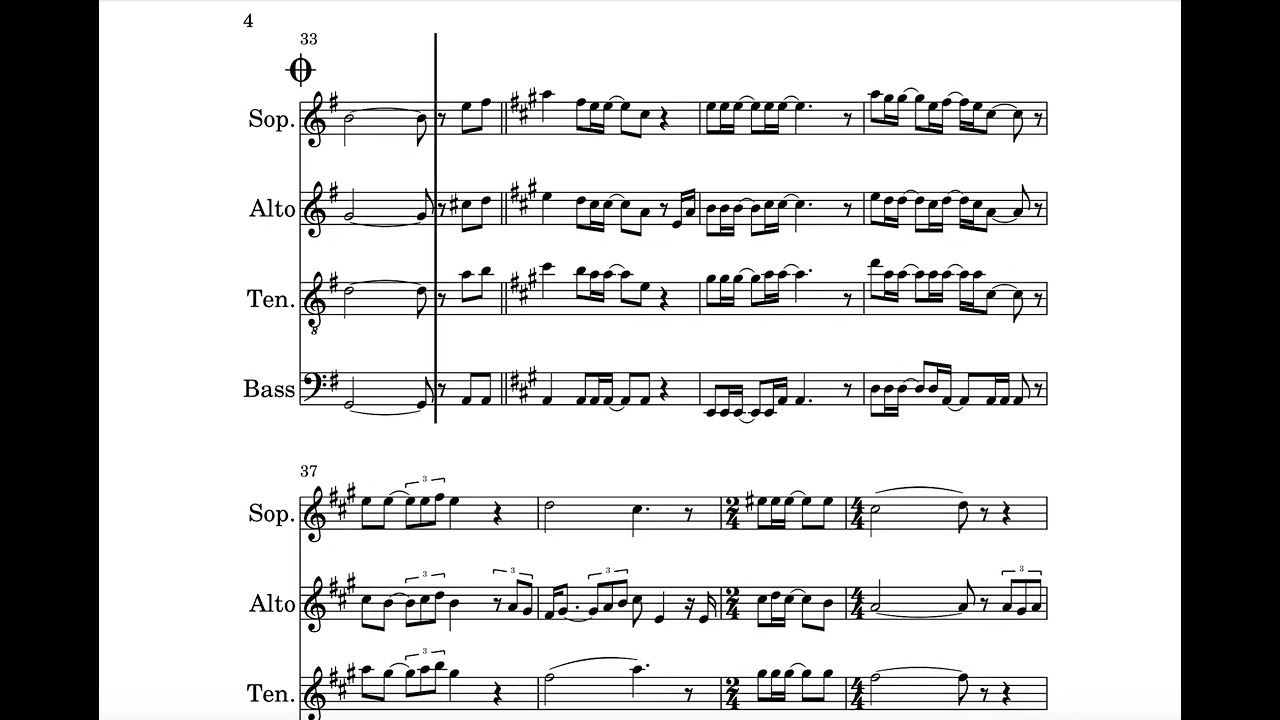 The Heart Of The Problem - SATB