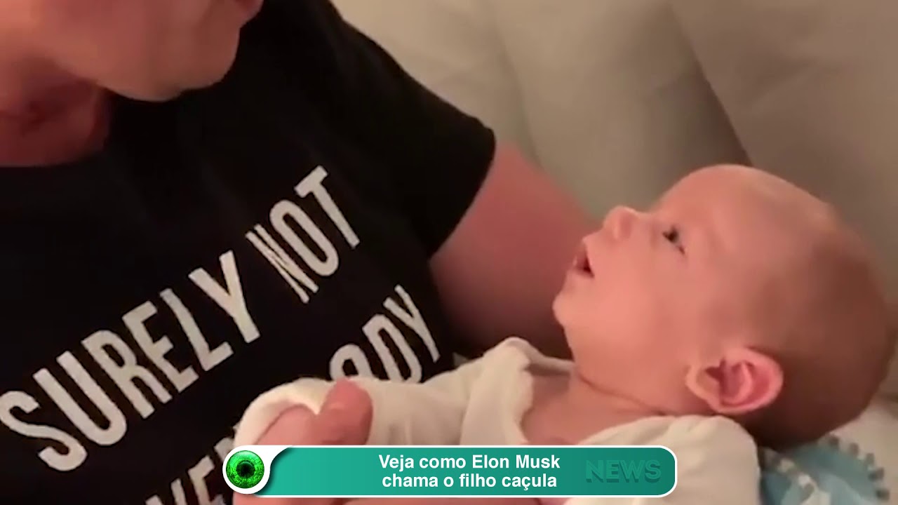 Veja como Elon Musk chama o filho ca&ccedil;ula