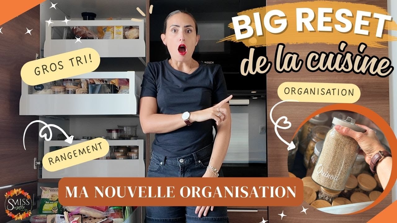RESET  TOTAL DE MA CUISINE - NOUVEAUX ACCESSOIRES -  GROS TRIS ✨ |  J'ai honte 😱 | Miss Suzette