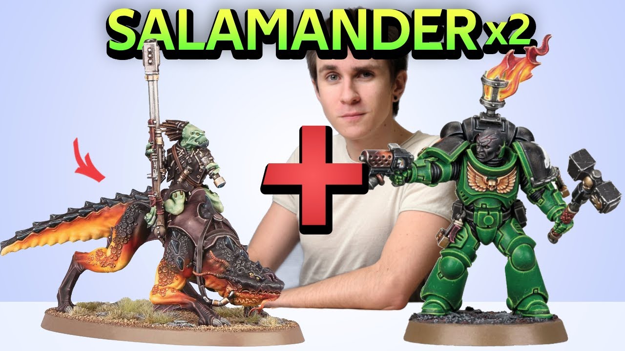 Salamander on a Salamander! My Custom Chaplain on a 'Bike'