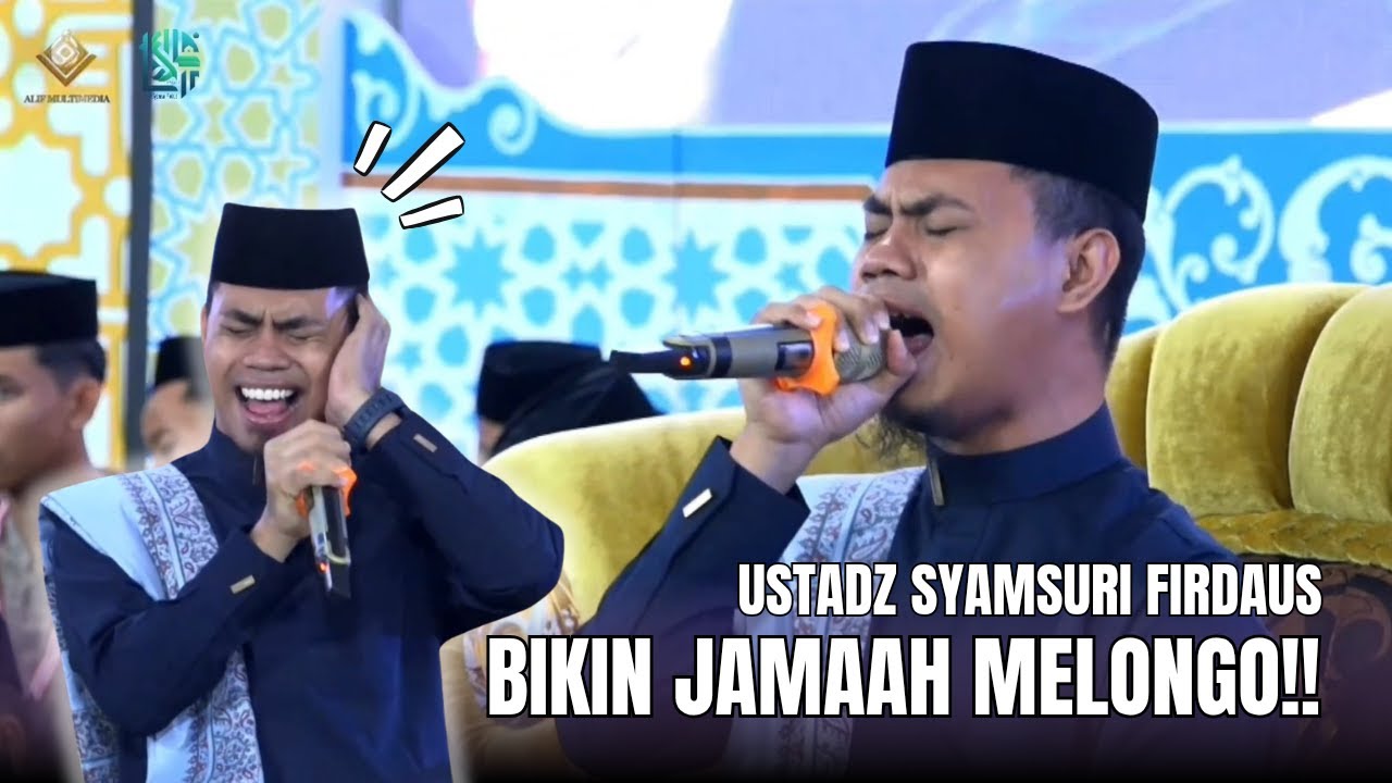 SEMUA JAMAAH MELONGO MENDENGARKAN KEINDAHAN QORI USTADZ SYAMSURI FIRDAUS
