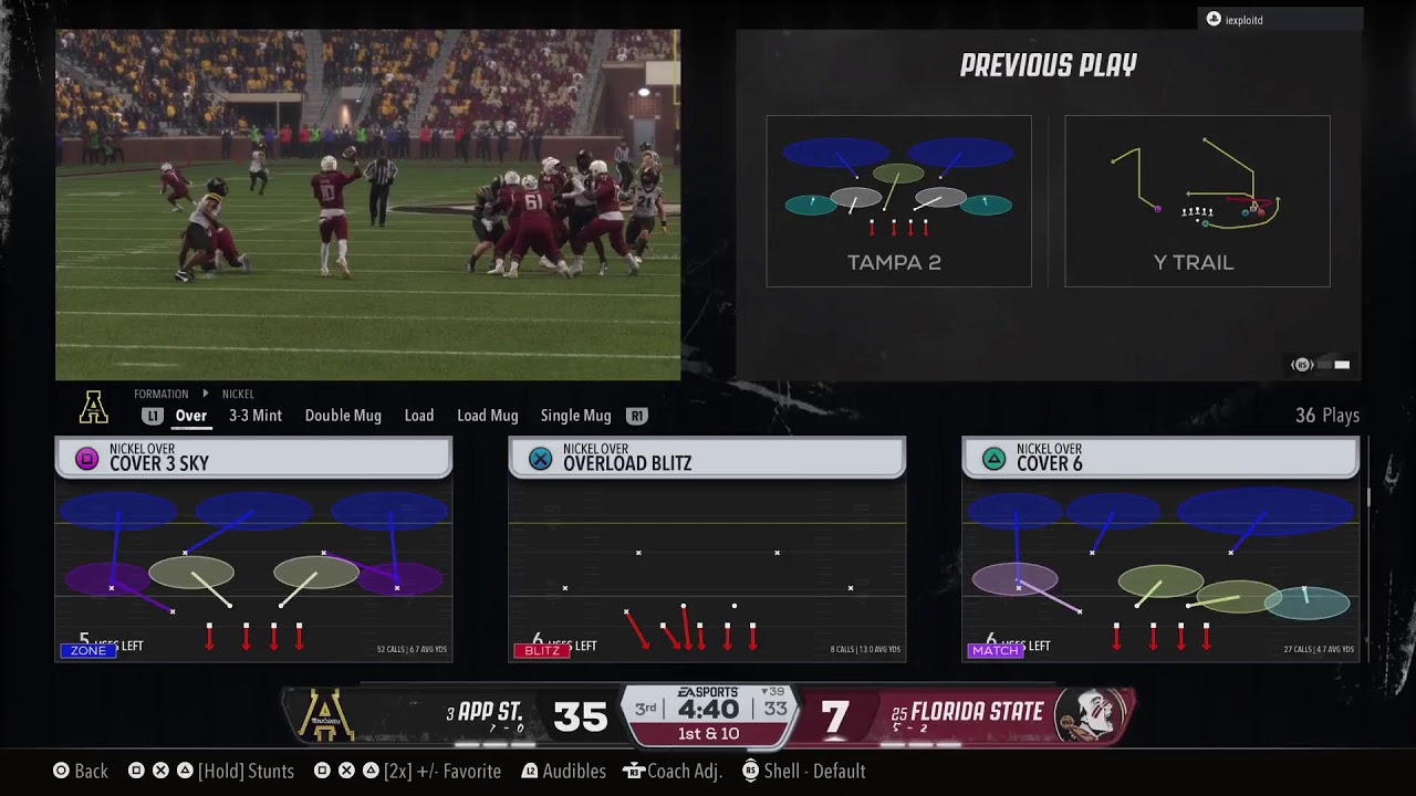 NCAA26:App State Vs Florida State