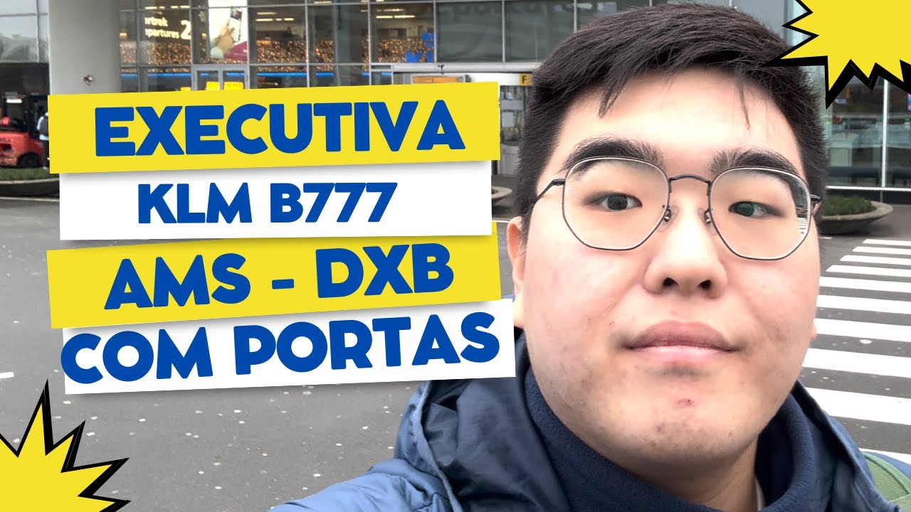Cabine Executiva | KLM B777W | Amsterdam para Dubai