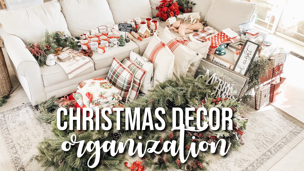 TAKE DOWN CHRISTMAS / How I Organize My Holiday Decor🎄