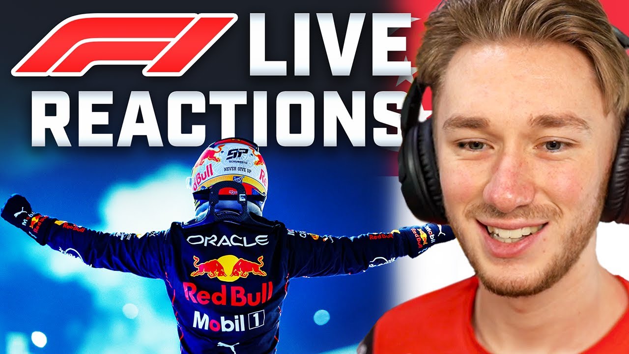 Live Reactions to the 2022 Singapore Grand Prix