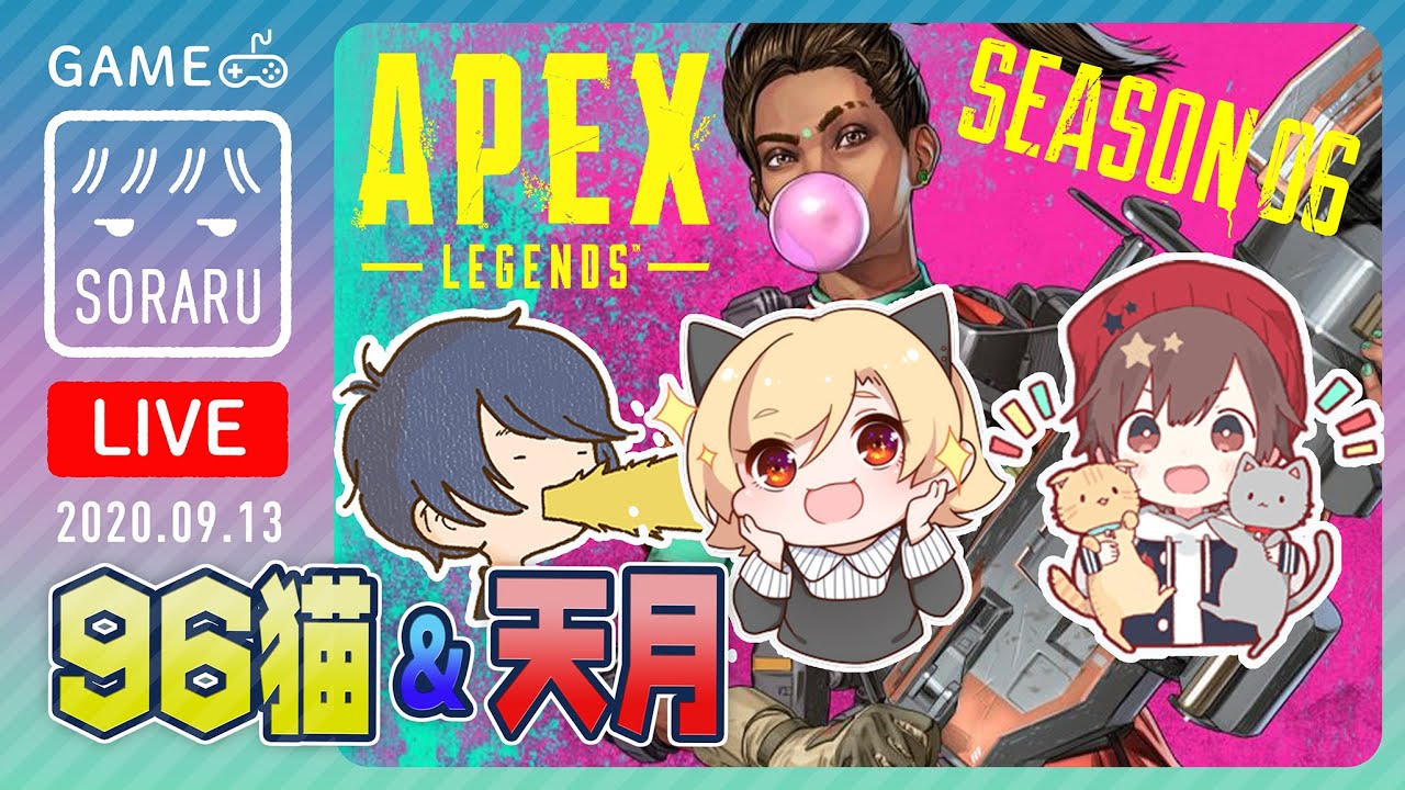 天月96猫とAPEX！