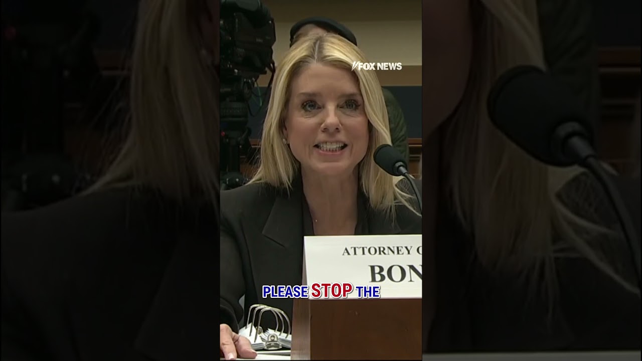 Bondi ERUPTS on Dem: 'Don't you EVER accuse me of a crime!' #shorts #pambondi #us #news