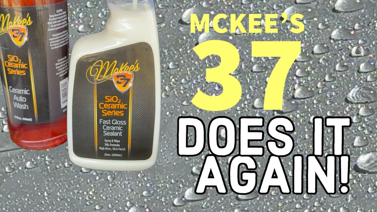 Fast Gloss Ceramic Sealant from MCKEE’S 37/ protection/ Gloss/ Slickness/ Car Wash/ Auto Detailing
