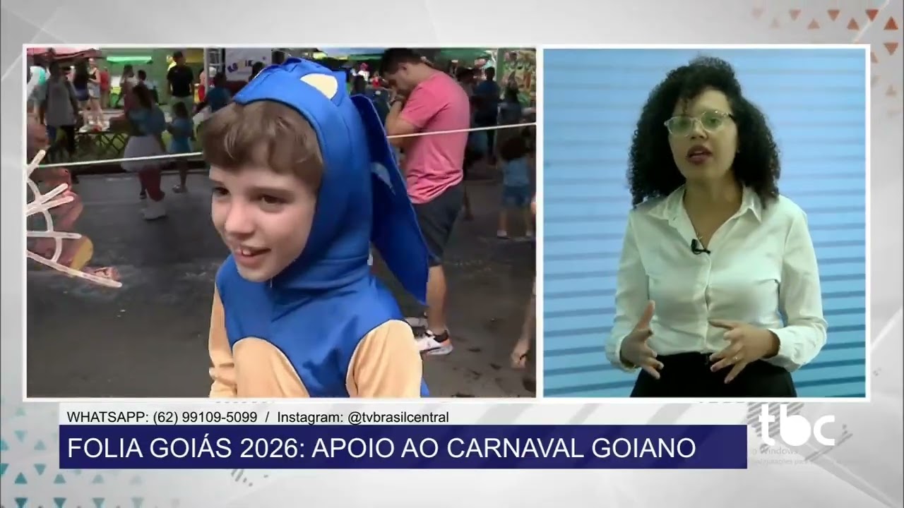 Jornal Brasil Central |04-02-26| Folia Goiás 2026: Apoio ao Carnaval Goiano