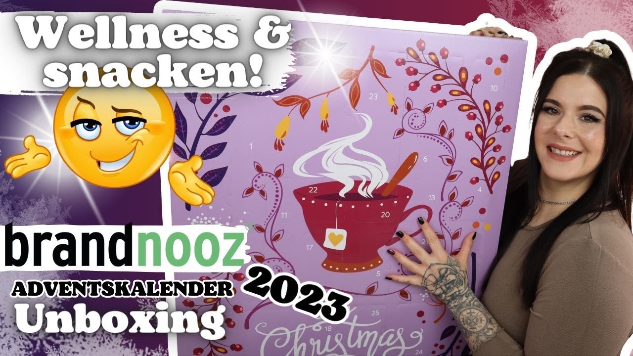 Wellness & snacken?! 🧖🏻‍♀️🍫 BRANDNOOZ Cozy Christmas Adventskalender 2023 UNBOXING