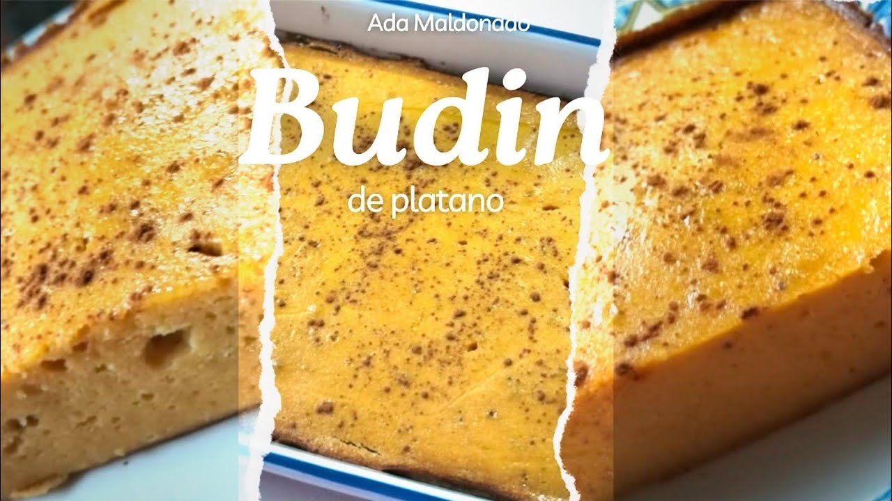 COMO HACER UN BUDÍN DE PLATANO MUY FACIL| RECETAS| EL SALVADOR
