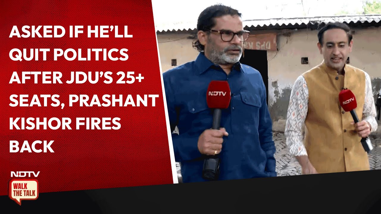 Prashant Kishor Interview | Asked If He’ll Quit Politics After JDU’s 25+ Seats, PK Fires Back