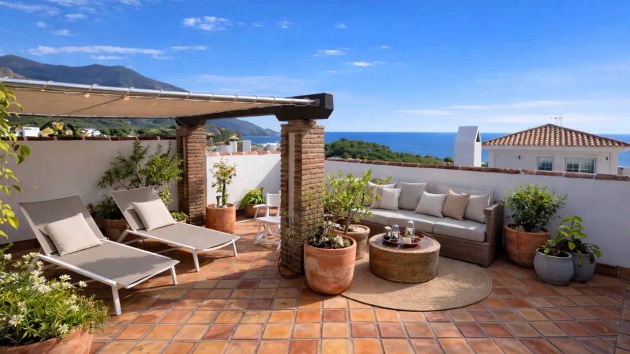 Exclusive Andalusian-Style Home with Open Sea Views in Mijas Pueblo | Engel & Völkers Mijas