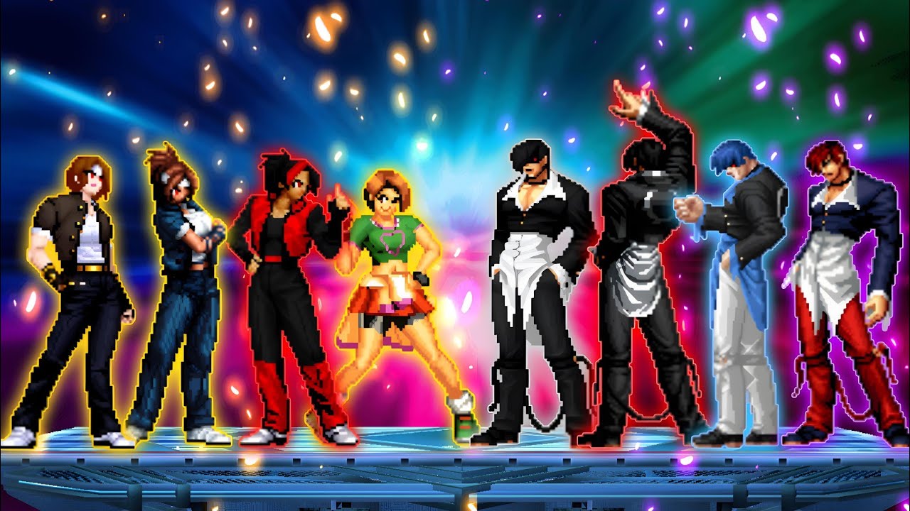 [KOF Mugen] Kyoko Team VS. Iori Team