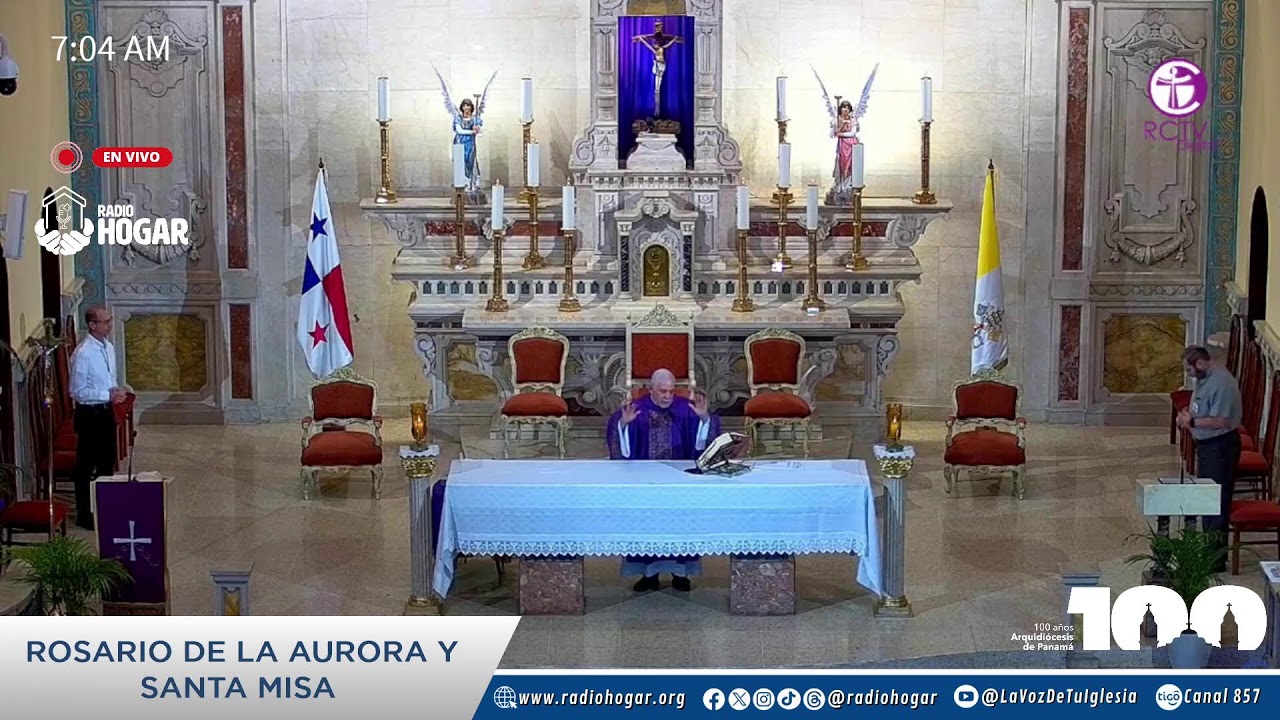 ROSARIO DE LA AURORA Y SANTA MISA, SANTUARIO NACIONAL
