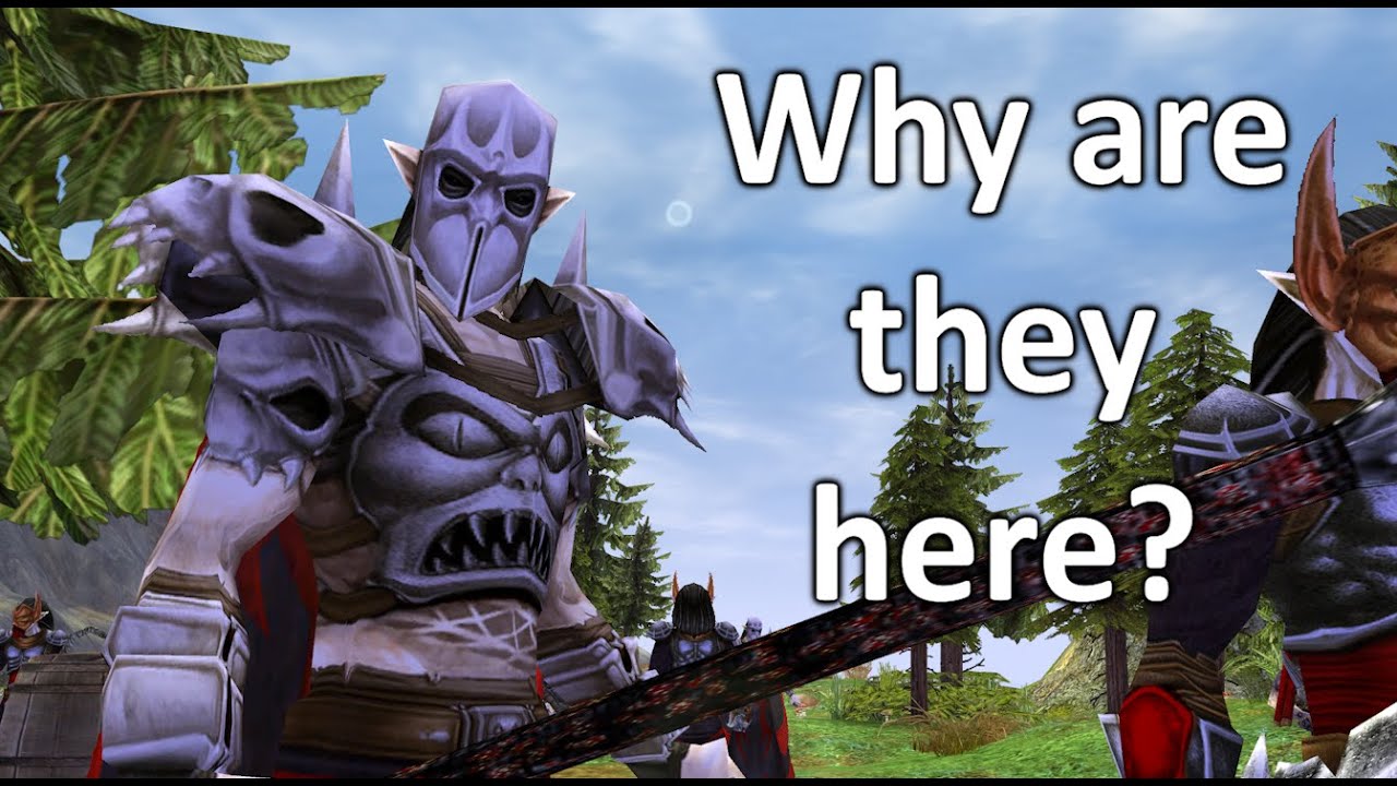 Spellforce - Explaining those random Dark Elves in Shiel