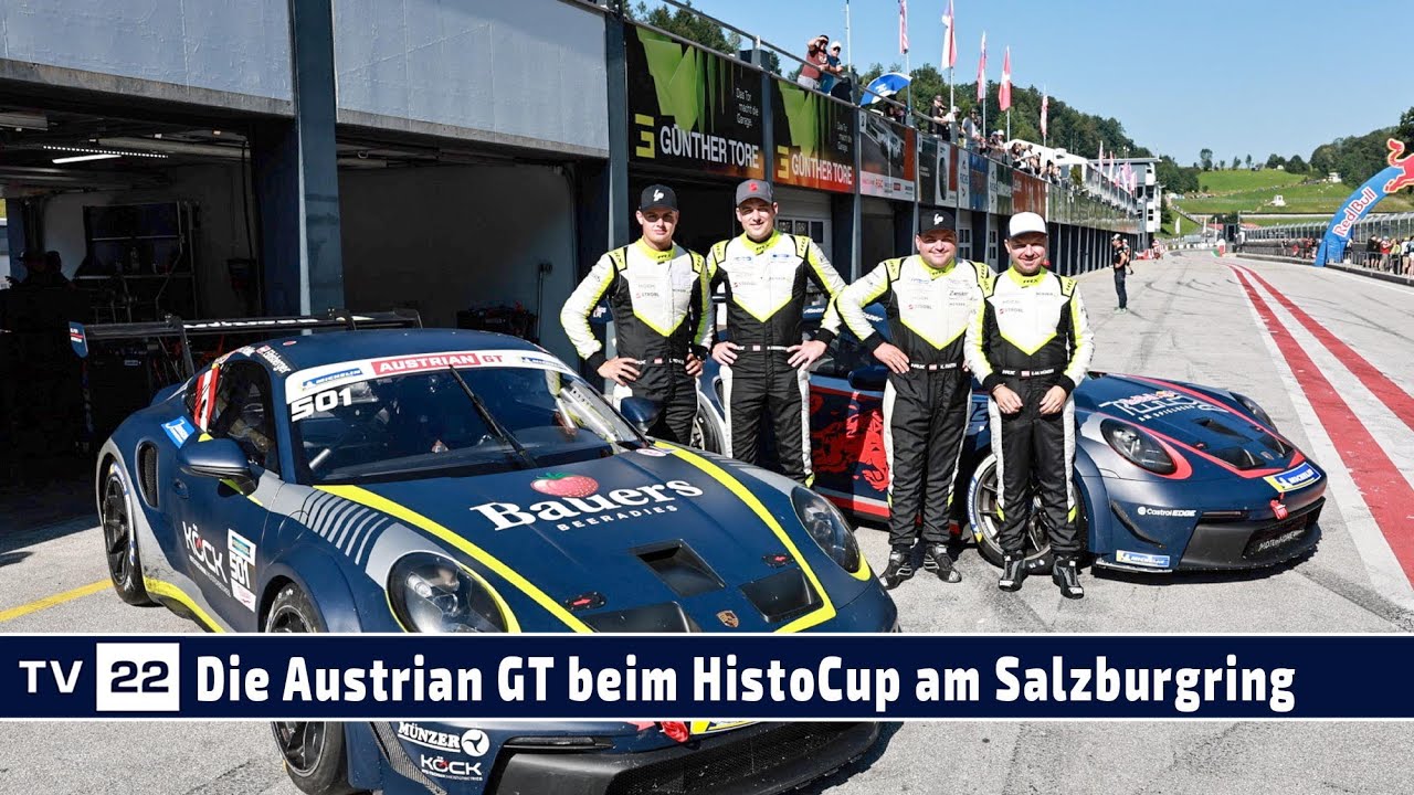 MOTOR TV22: Austrian GT - Die Porsche Cup, GT4, GT3 und GT Open beim HistoCup am Salzburgring 2025