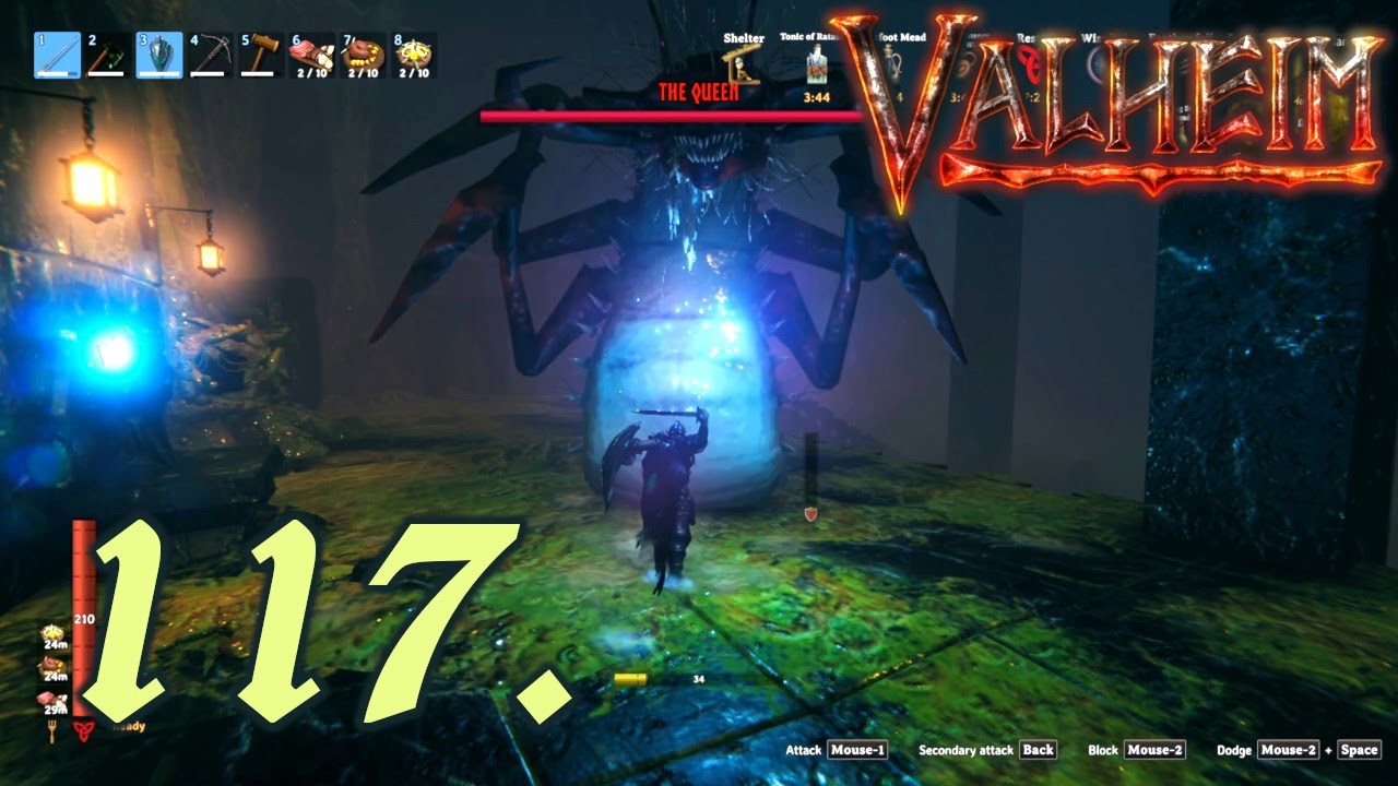 Day 233 & 234 - The Queen Boss Fight (1/2) - Let's Play Valheim Part 117