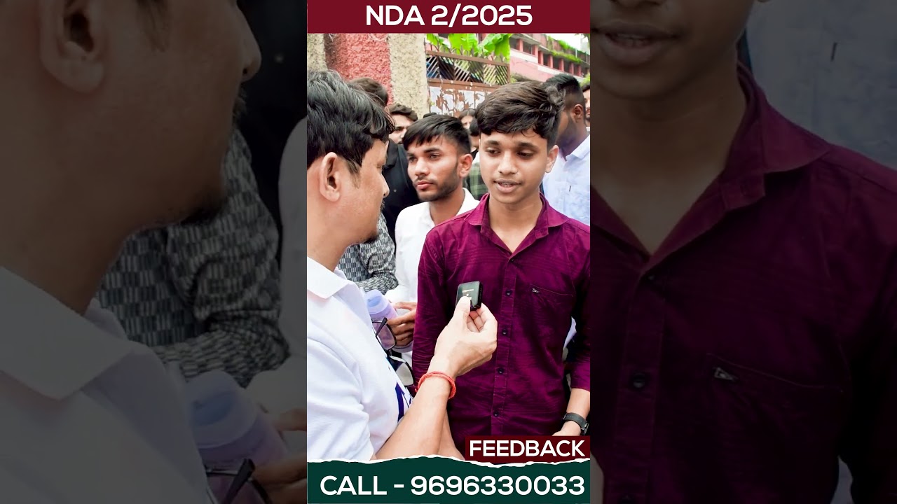 NDA 2/2025 Paper Easy or Tough? Students&rsquo; Live Feedback 🔥| NDA Shift 1 Paper - MKC #nda