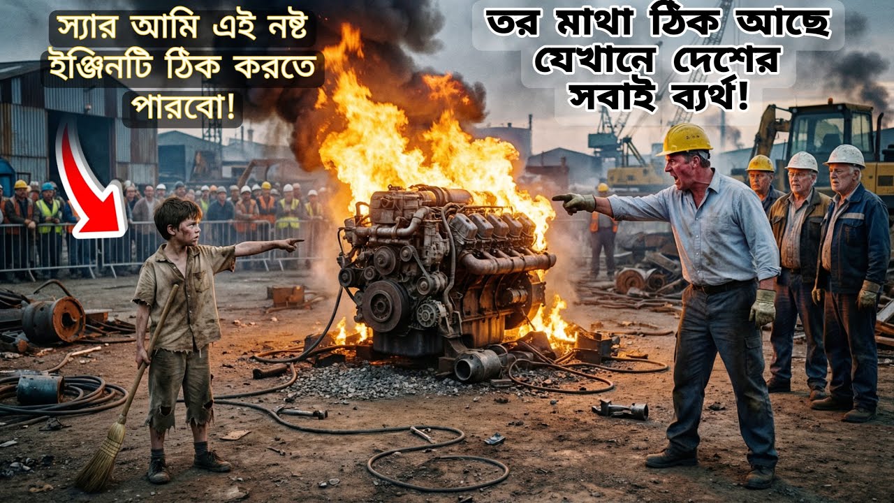 "যাকে সবাই সামান্য ঝাড়ুদার ভেবেছিল;সেই সারিয়ে তুলল-৫০০০ কোটি টাকার ইঞ্জিন!"