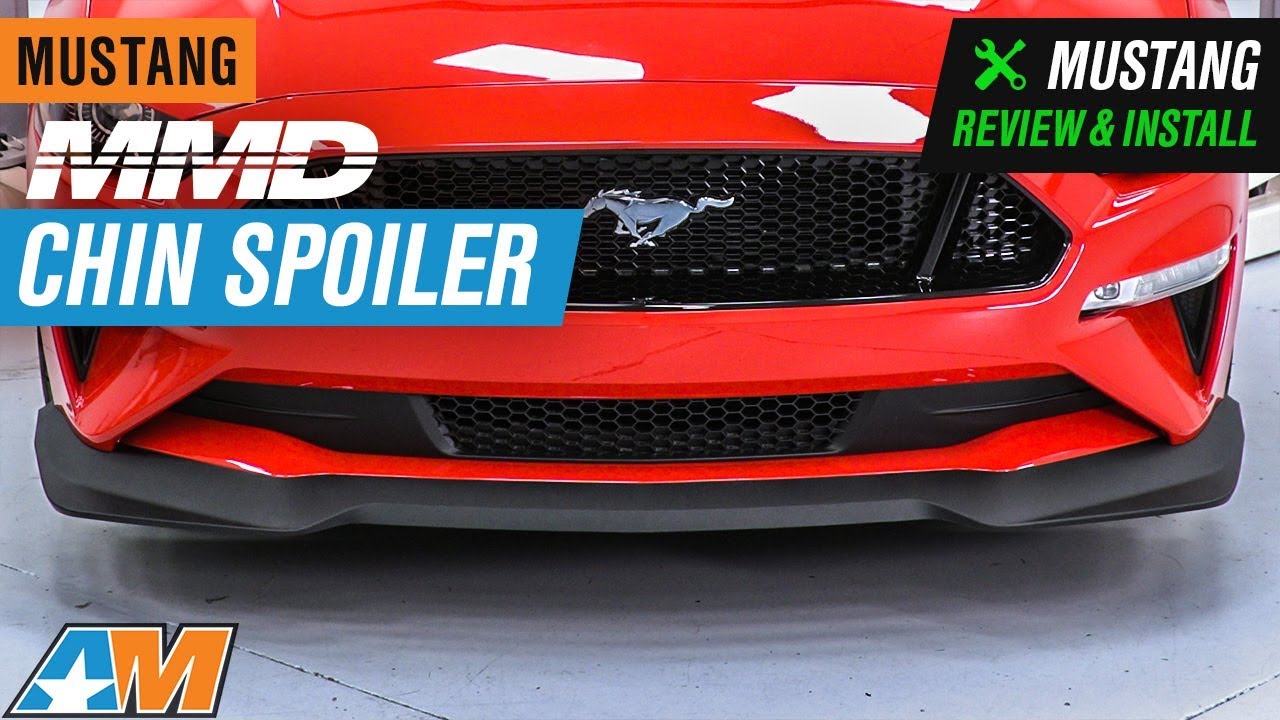 2018-2019 Mustang GT & EcoBoost MMD Chin Spoiler Review & Install