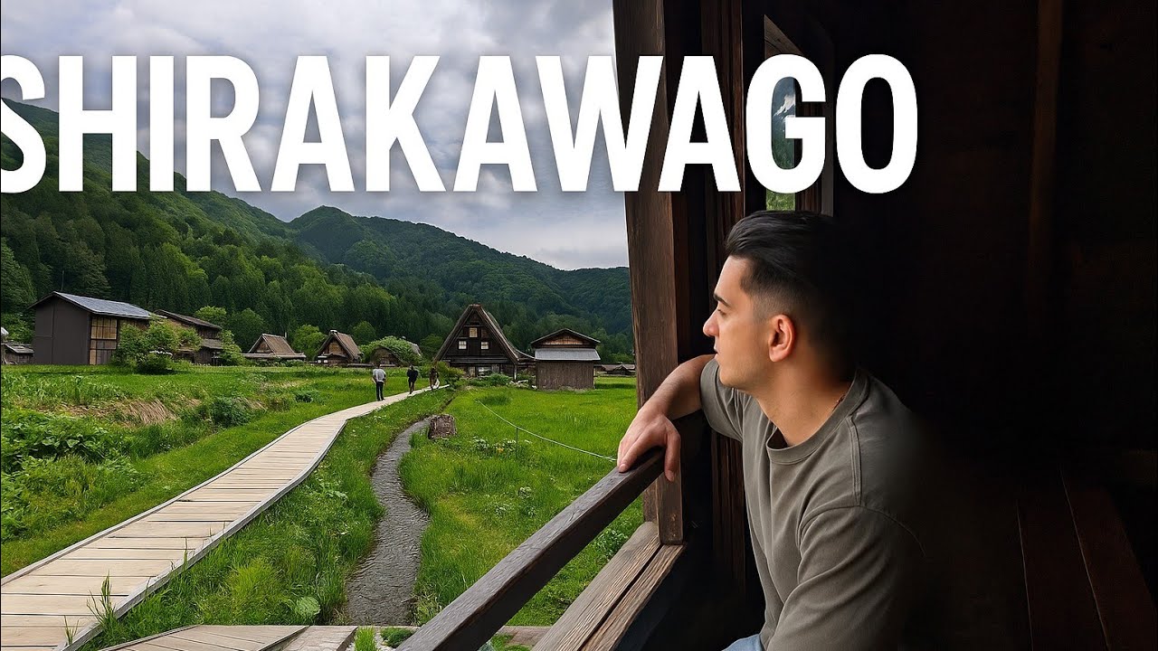 Shirakawa-go Beautiful Village in Japan
