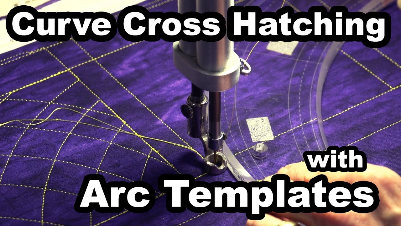 Curve Cross Hatching with Arc Templates
