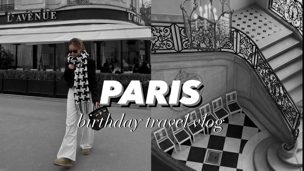 [VLOG] 4 DAYS IN PARIS 🥐 | Exploring Paris, Sweet Escape Photoshoot, Birthday Trip 🇫🇷 | idaaaaxx
