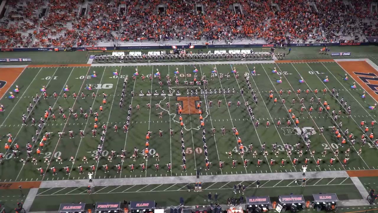 Marching Illini Halftime: Lady Gaga | ILLINOIS vs Western Illinois 08.29.2025