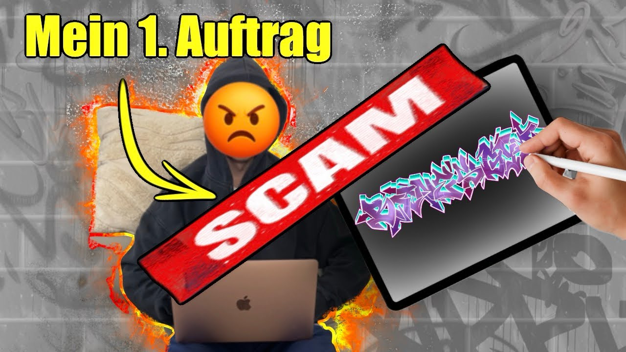 Um so viel GELD wurde ich bei meinem ERSTEN Graffiti-Auftrag gescamt 💸🔥