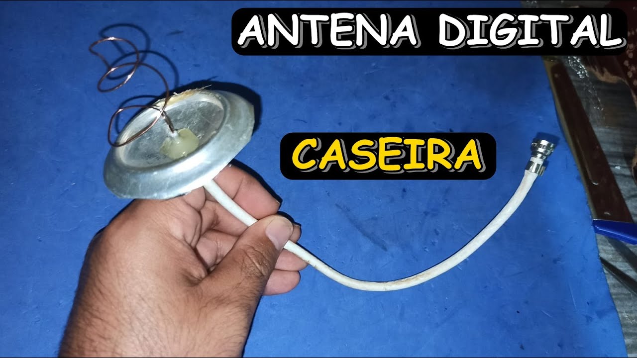 MINI ANTENA DIGITAL CASEIRA HDTV - Pega todos os Canais Disponíveis