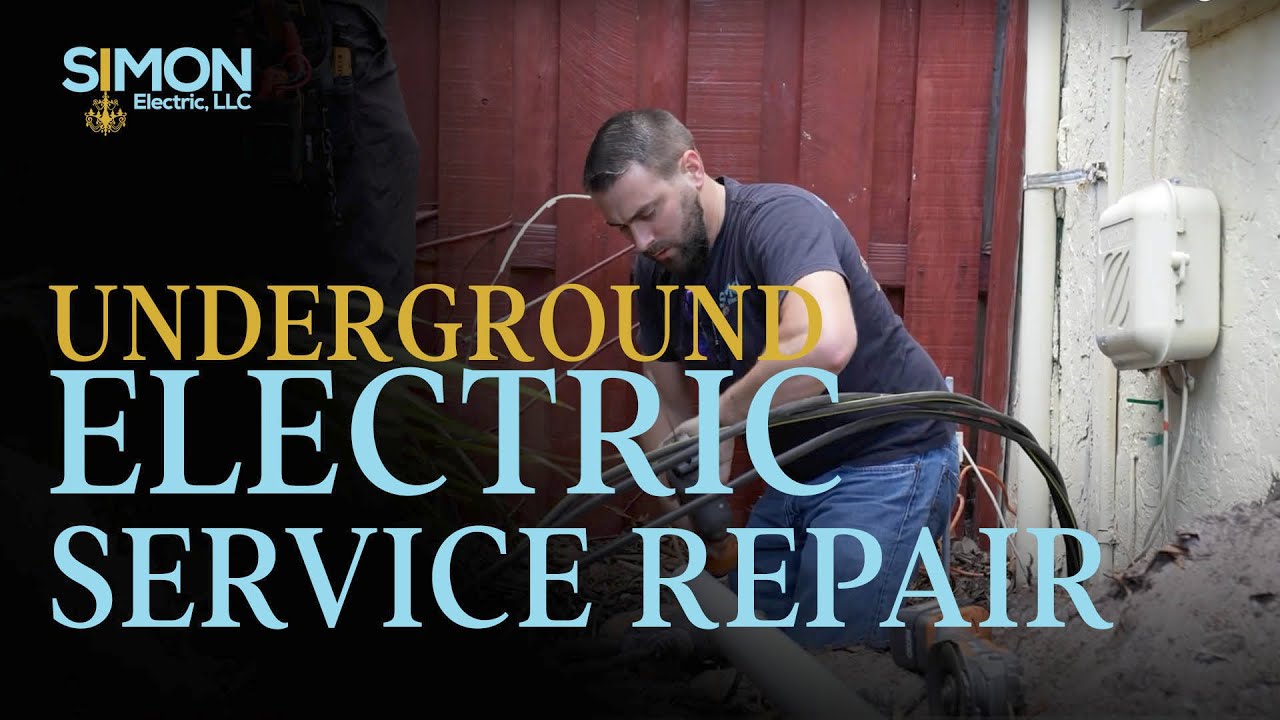 Underground Electric Service Repair - Simon Electric LLC