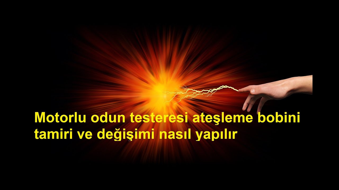 Motorlu odun testeresi ateşleme bobini tamiri ve değişimi nasıl yapılır