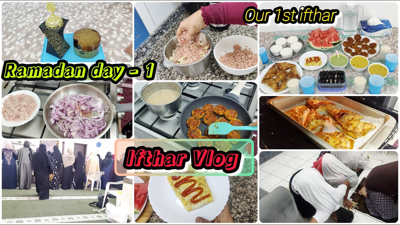 முதல் இஃப்தார் / ramadan 1st day of ifthar/ chicken puff / healthy tikki / kasbena healthy ifthar