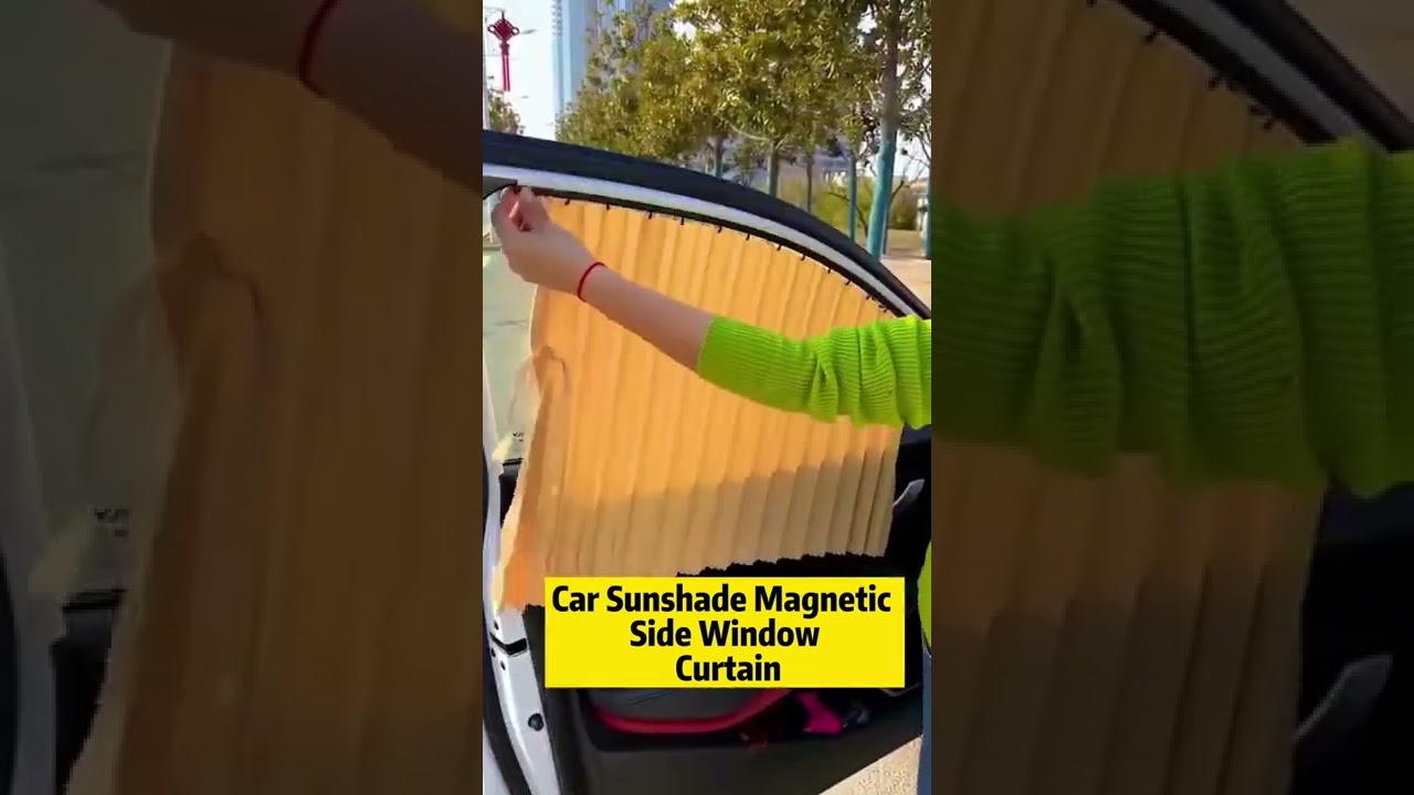 Magnetic Retractable Car Side Window Curtain&mdash;For Sun Protection&Privacy Protection