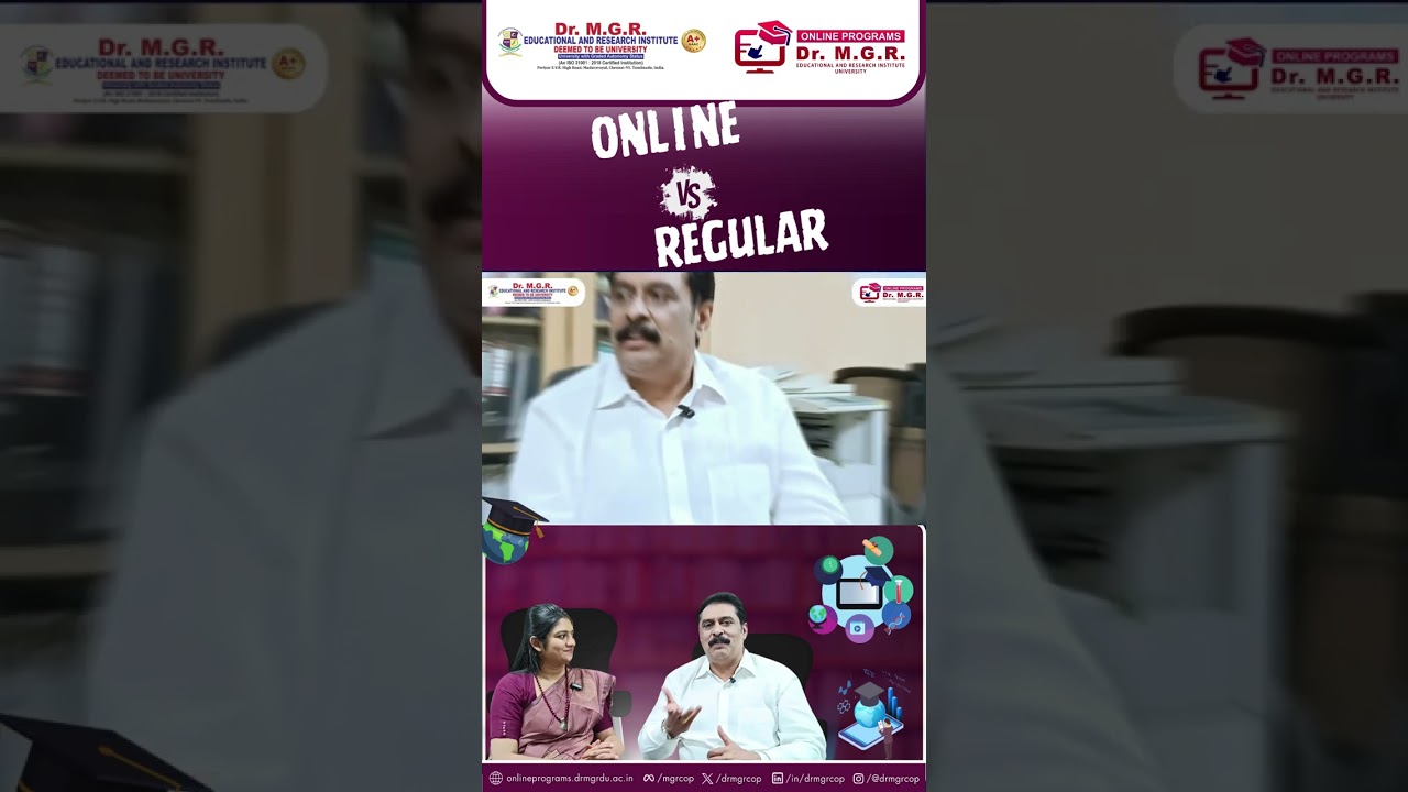 Ajay Rathnam, an actor compares Online and Traditional education