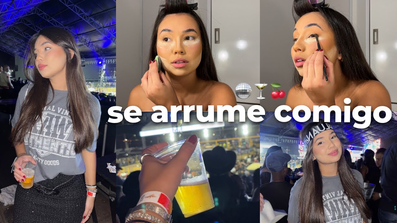GRWM | Готовьтесь вместе со мной к шоу Луана Сантаны! 🪩🍸🍒