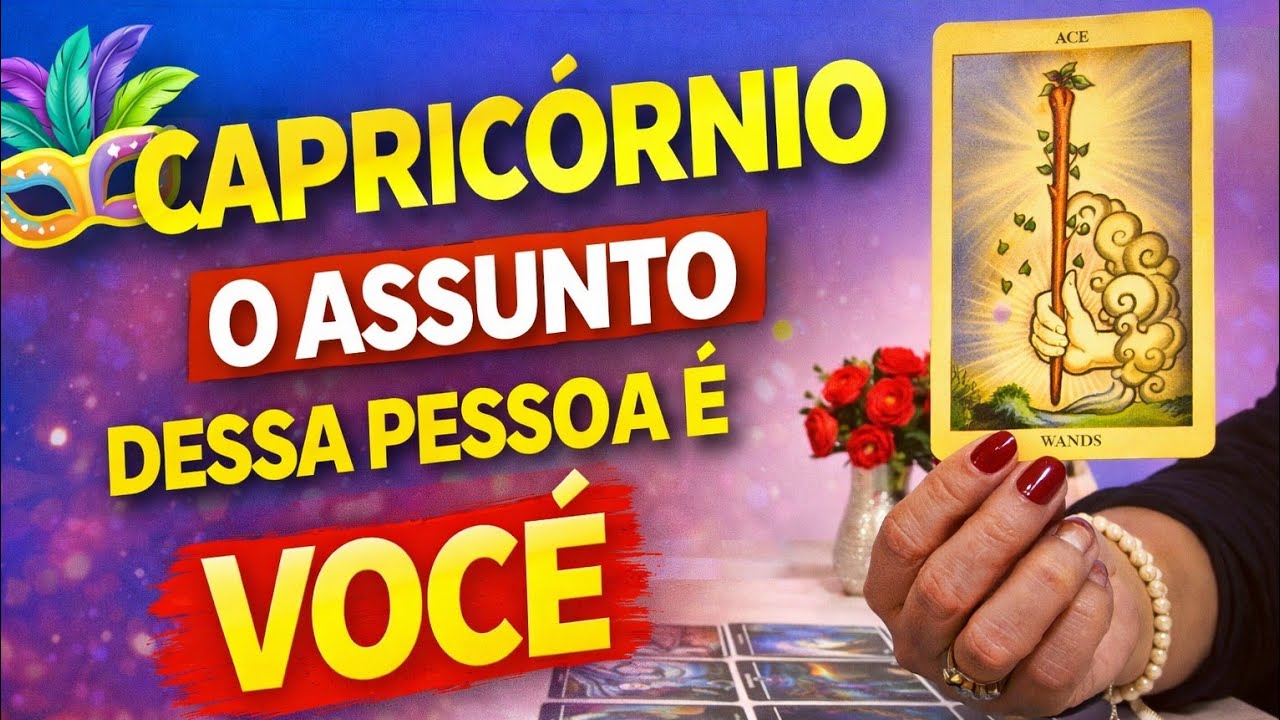 ♥️ CAPRICÓRNIO ♥️ NÃO TIRA VOCÊ DO PENSAMENTO E DO CORAÇÃO.