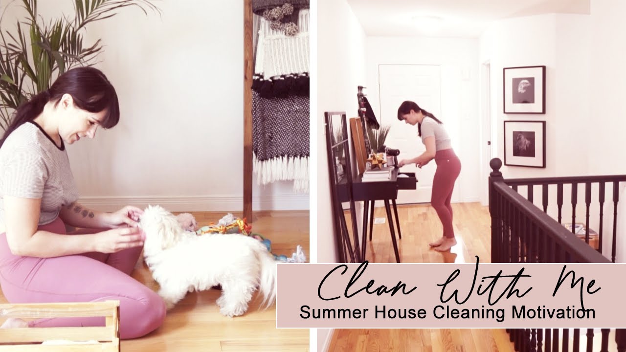 SUMMER CLEAN WITH ME! || Cleaning Motivation!