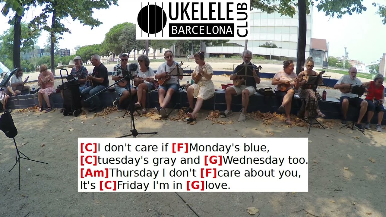 Friday I'm in Love - The Cure - Ukulele Cover Play Along with Chords and Lyrics - B.U.C.