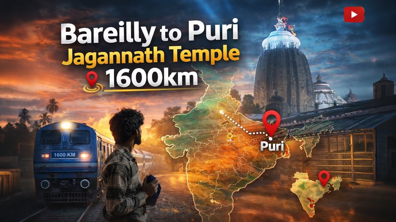 Delhi to Jagannath Puri in GENERAL Ticket 😳 | 24 Hours Crazy Train Journey 2026 🔥