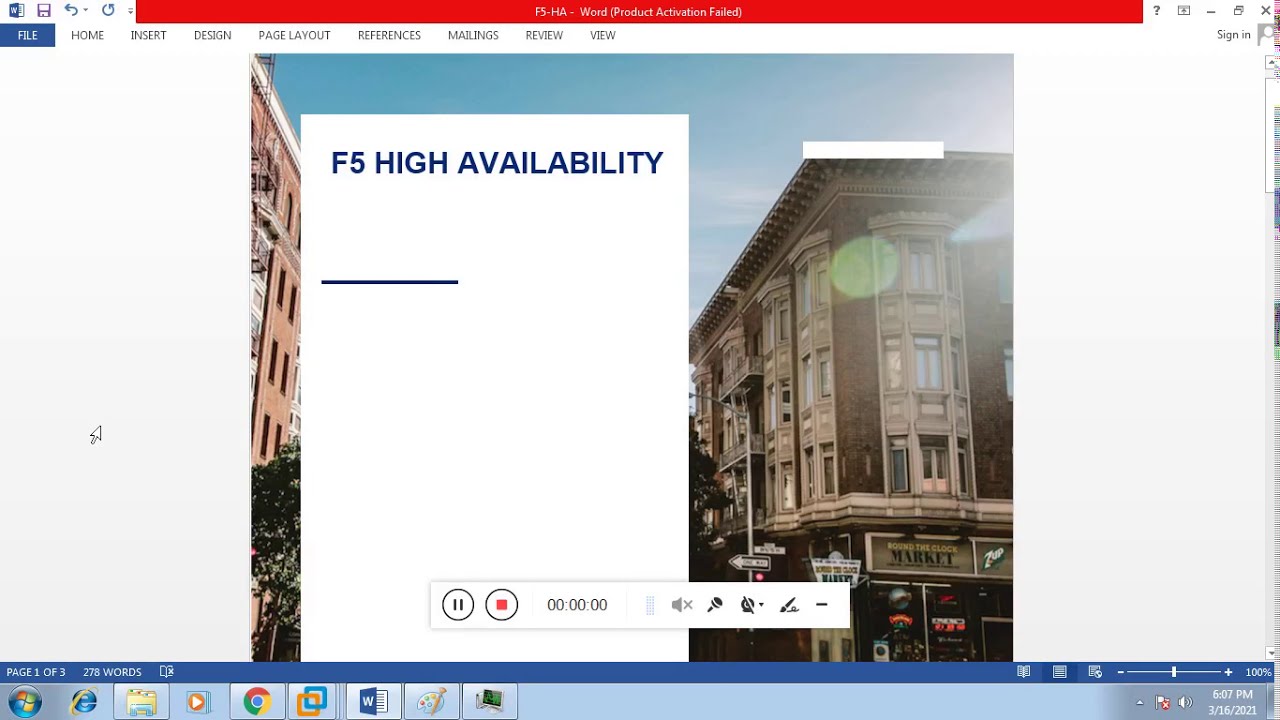F5 HIGH AVAILABILITY (HA)