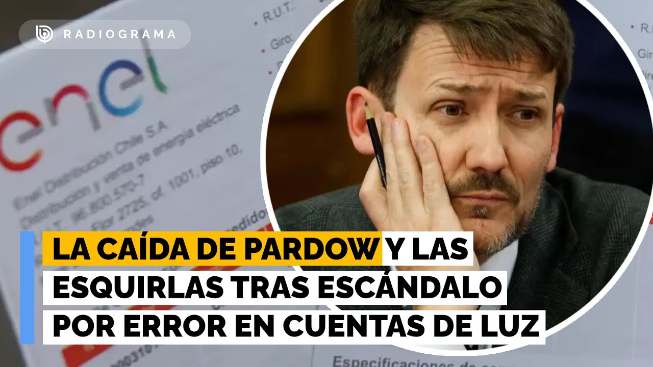 La caída de Pardow y las esquirlas tras escándalo por error de cálculo en cuentas de luz