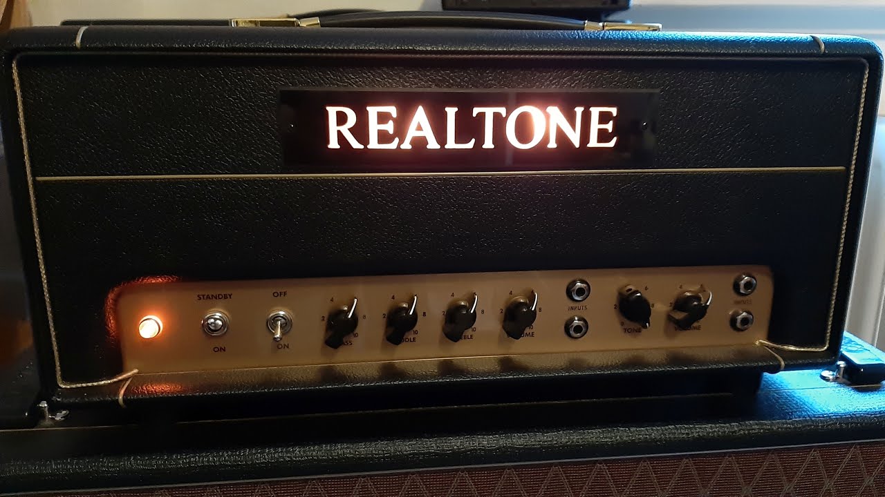 Realtone amp 40 watts, Realguitars 50s Tele, BSM Treblebooster 01