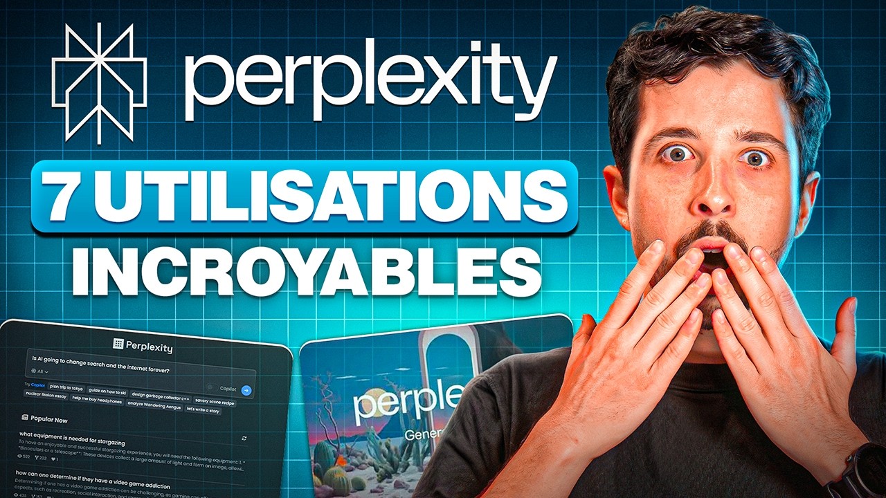 7 utilisations INCROYABLES de Perplexity ! (la meilleure IA ?)