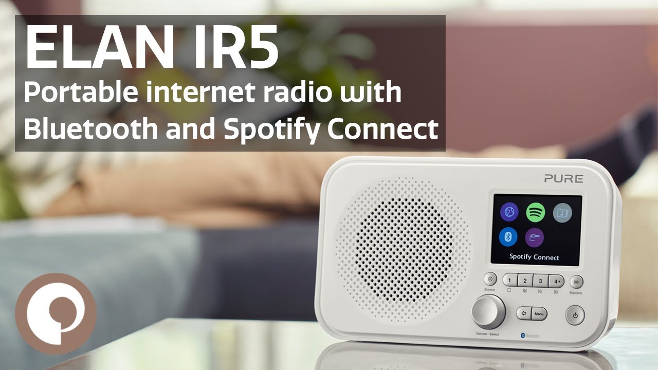 Pure Elan IR5 - Portable Internet Radio with Bluetooth and Spotify Connect