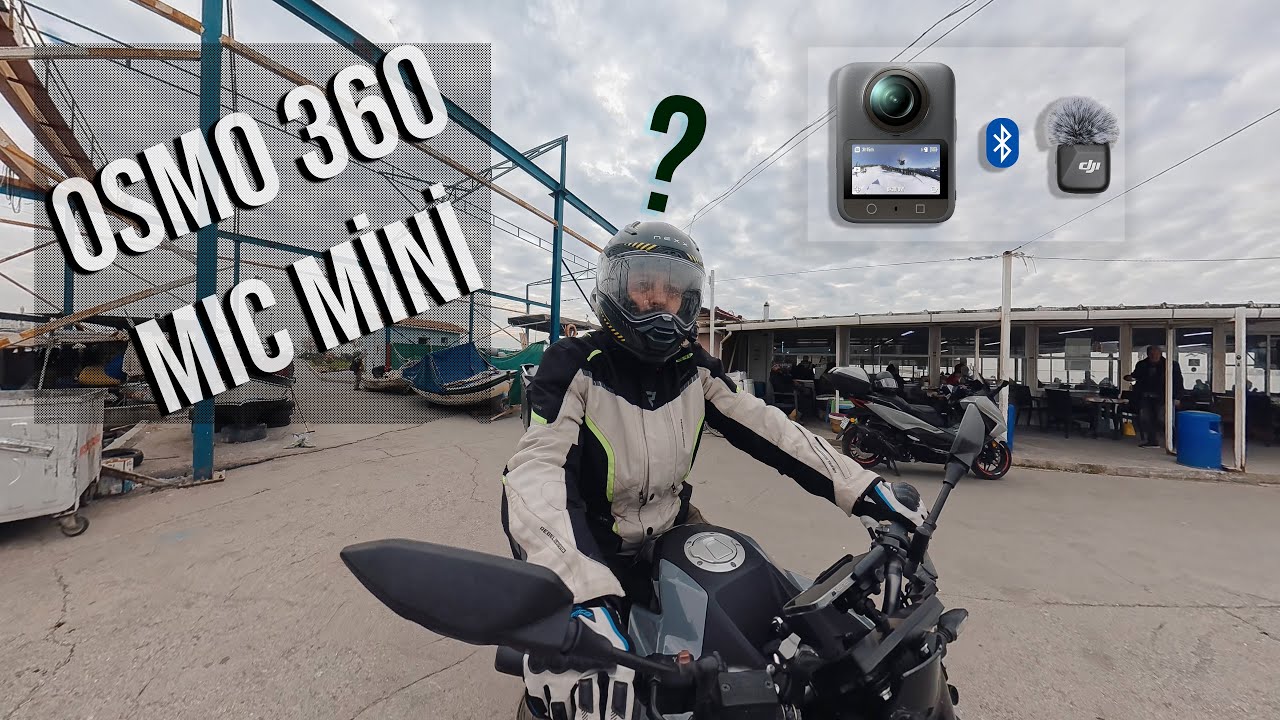 DJI Osmo 360 & Mic Mini - Bluetooth Bağlantısı - Ses Kalitesi Deneme - Motovlog